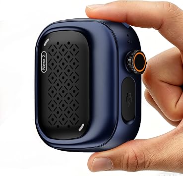 SBUSFGT Wearable Bluetooth Speaker, Clip on, Portable Wireless Audio,Blue