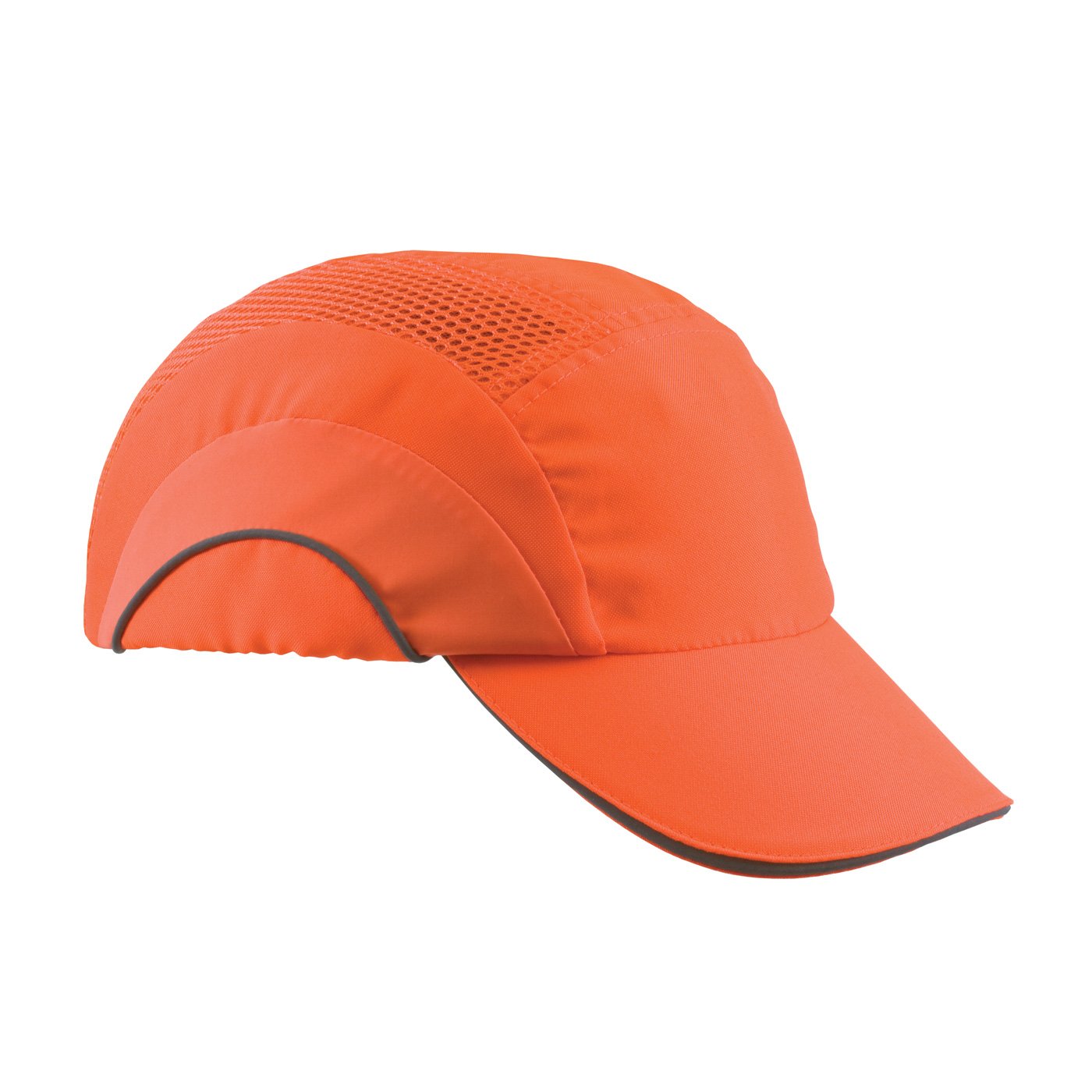 282-ABR170-OR Hi-Vis Baseball Style Bump Cap with HDPE Protective Liner and Adjustable Back