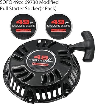 Amazon.com: SOFO 2PCS 49cc Item 69730 Pull Starter Sticker - for