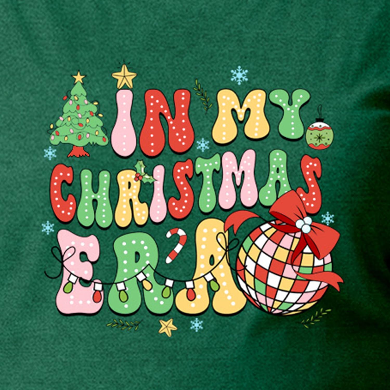 Christmas Plus Size Shirts for Women in My Christmas Era T-Shirts Xmas Holiday Tee Tops - Image 5