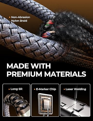 Miniatura 2 de AINOPE Cable de extensión USB C (6.6 pies2 M10 Gbps100 W), extensor USB C 3.2 de transferencia rápida tipo C, extensor de carga compatible con