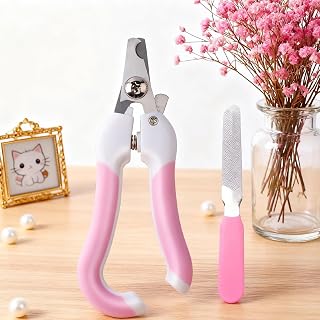1pcs Dog Pets Nail Clippers and Trimmers,with Safety Guard to Avoid Overcutting,Free Nail File,Razor Sharp Blade,Professional Grooming Tool for Pets,Suitable for Small to Large Dogs,Cats,Birds,Rabbits