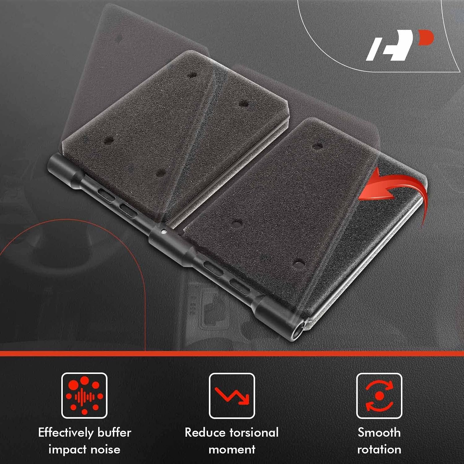 A-Premium HVAC Heater Blend Door Repair Kit Compatible with Dodge Ram 1500 2002-2006 Ram 2500 3500 2003-2006 Temperature