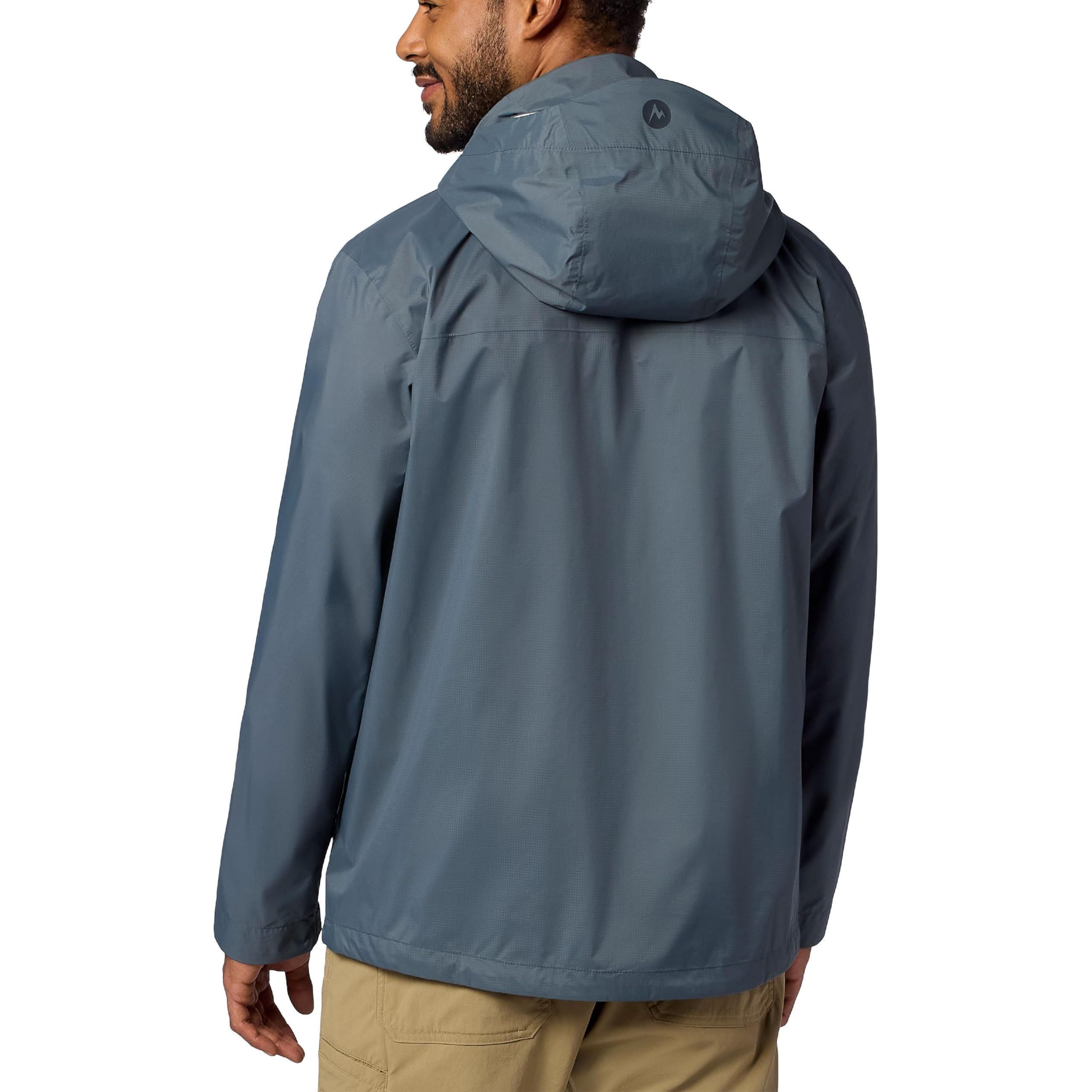 Marmot Herren Precip Evo Jacket wasserdichte Jacke, leichte Regenjacke mit Kapuze, winddichter Regenmantel, atmungsaktiver Windbreaker, ideal zum Wandern und Radfahren (1 Stück)
