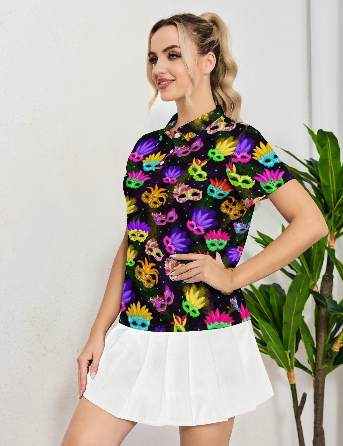 Womens Golf Shirt Polo Shirts Short Sleeve Golf Outfits Golf Tops Ladies Golf Shirts Gifts