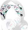 WC HeadbandZ Arctis Nova V2 - Improved Wide Silicone Headband Compatible with Arctis Nova Headsets by Wicked Cushions Wider Weight Distribution Design 90's White