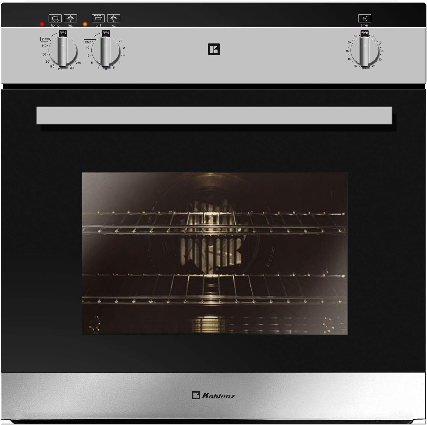 Koblenz Horno Empotrable a Gas HMKGL-60 : Amazon.com.mx: Hogar y Cocina