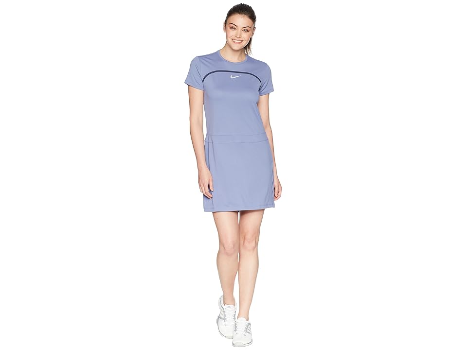

Nike Golf Dry Short Sleeve Dress (Purple Slate/Thunder Blue/Flat Silver) Women's Dress