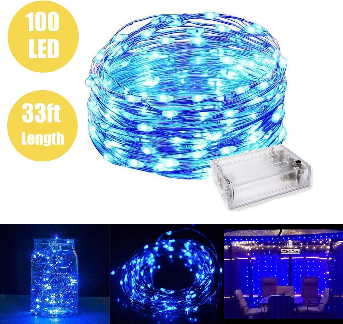 luci a corda per camera da letto