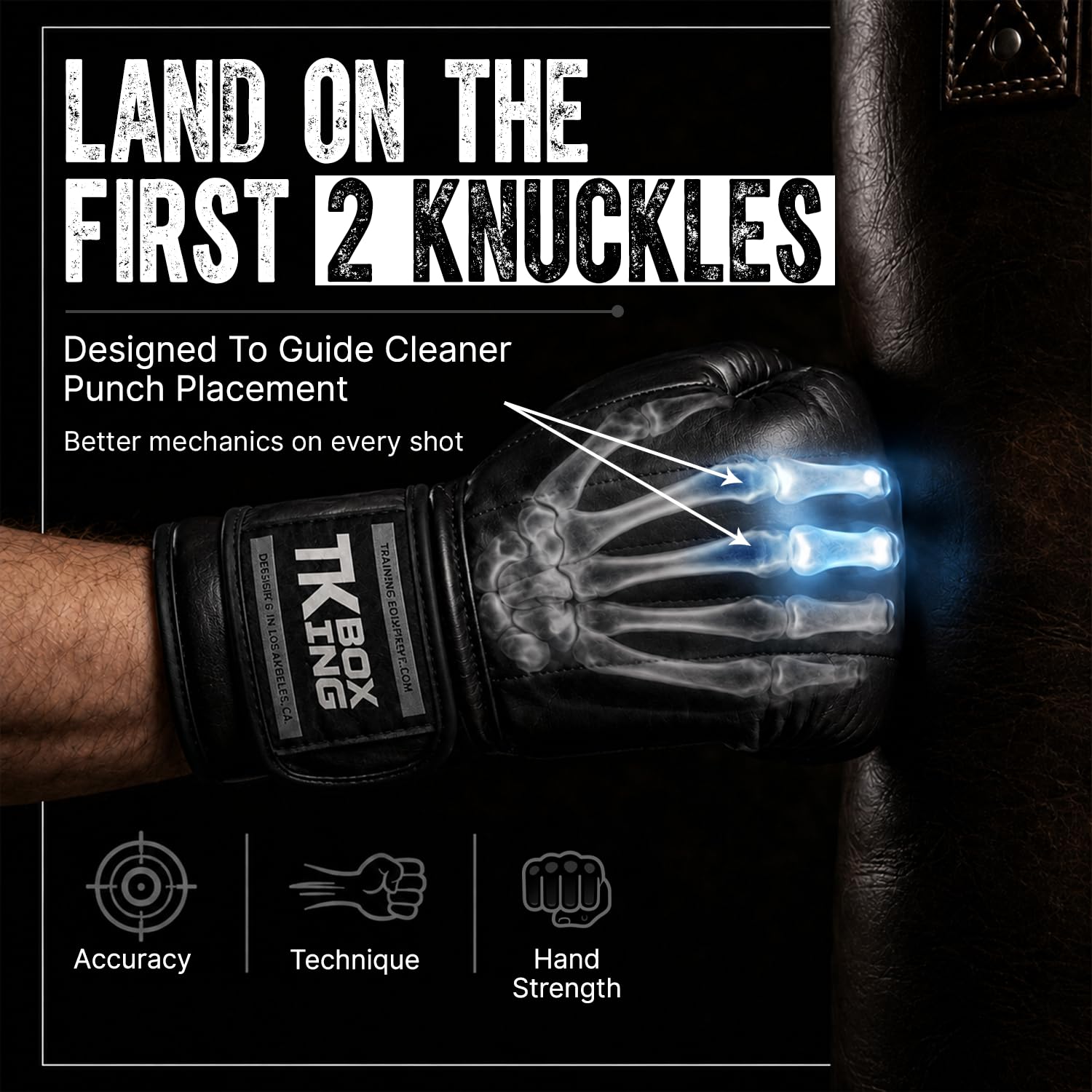 TK Gladiator-Boxhandschuhe, perfekt für Handstärkung, Boxen, Kickboxen, MMA für Männer und Frauen