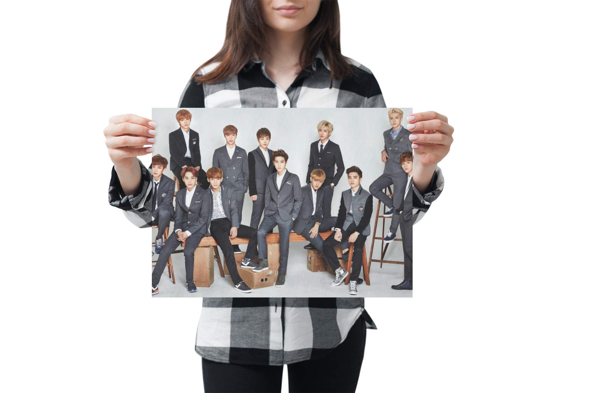 Adullam EXO K-pop Poster | EXO Poster| EXO Merchandise | EXO for Girls | EXO Kpop Album | Poster (A4 SIZE)