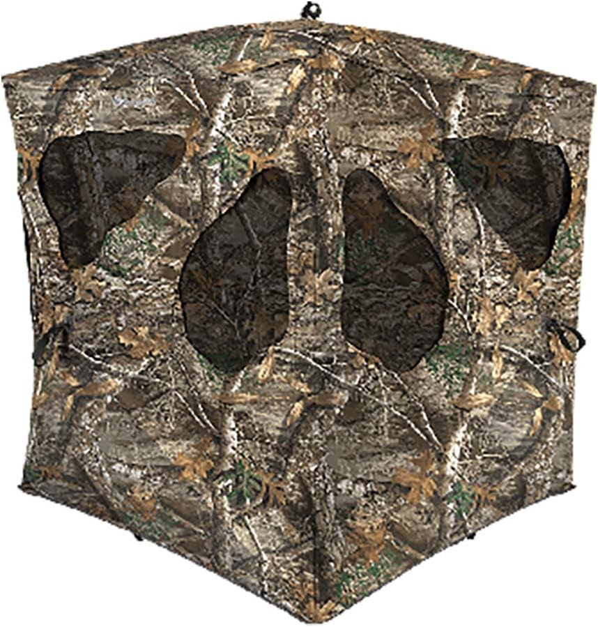 Ameristep Silent Brickhouse Wide Bottom / ​FIRE Retardant / 75X75X66 Footprint / 80" Shooting Width/MO Country DNA XL