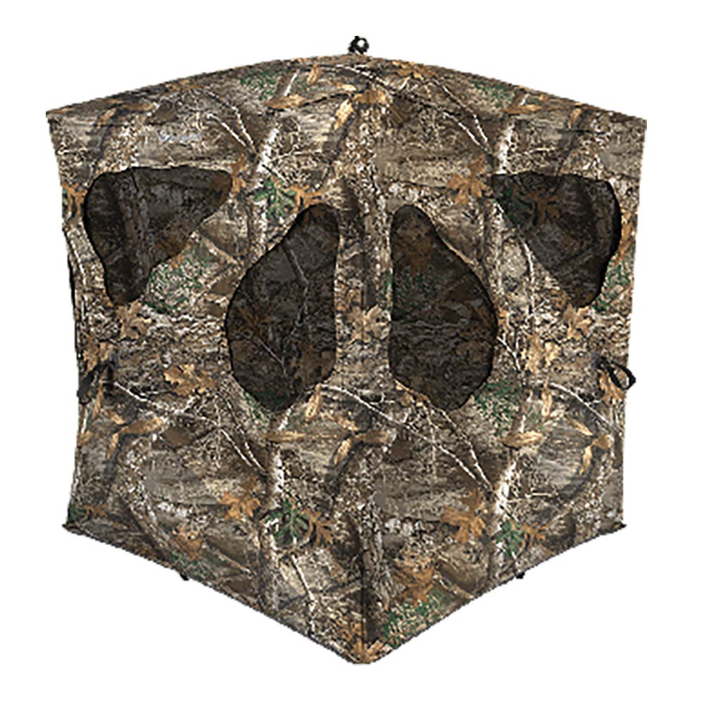 Ameristep Silent Brickhouse Wide Bottom / ​FIRE Retardant / 75X75X66 Footprint / 80" Shooting Width/MO Country DNA XL