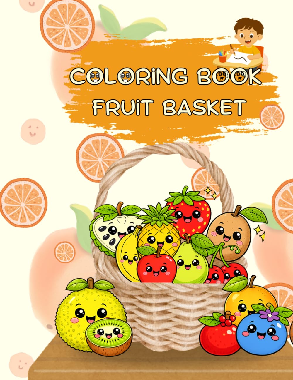 COLORING BOOK- FRUIT BASKET