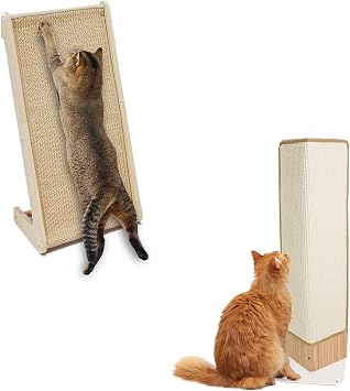 PETKARAY Sisal Cat Scratcher Large Size & Cat Corner Scratcher