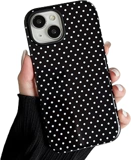 ZTOFERA Magnetic Case for iPhone 14 Plus/15 Plus, Compatible with MagSafe Polka Dot Aesthetic Phone Case Cute for Girls Women, Hard PC + Soft TPU Protective Phone Case for iPhone 14+/15+