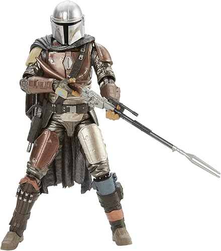 Miniatura 3 de Star Wars The Black Series Carbonized Collection The Mandalorian Toy Figura de acción a escala de 6 pulgadas, juguetes para niños a partir de 4 años