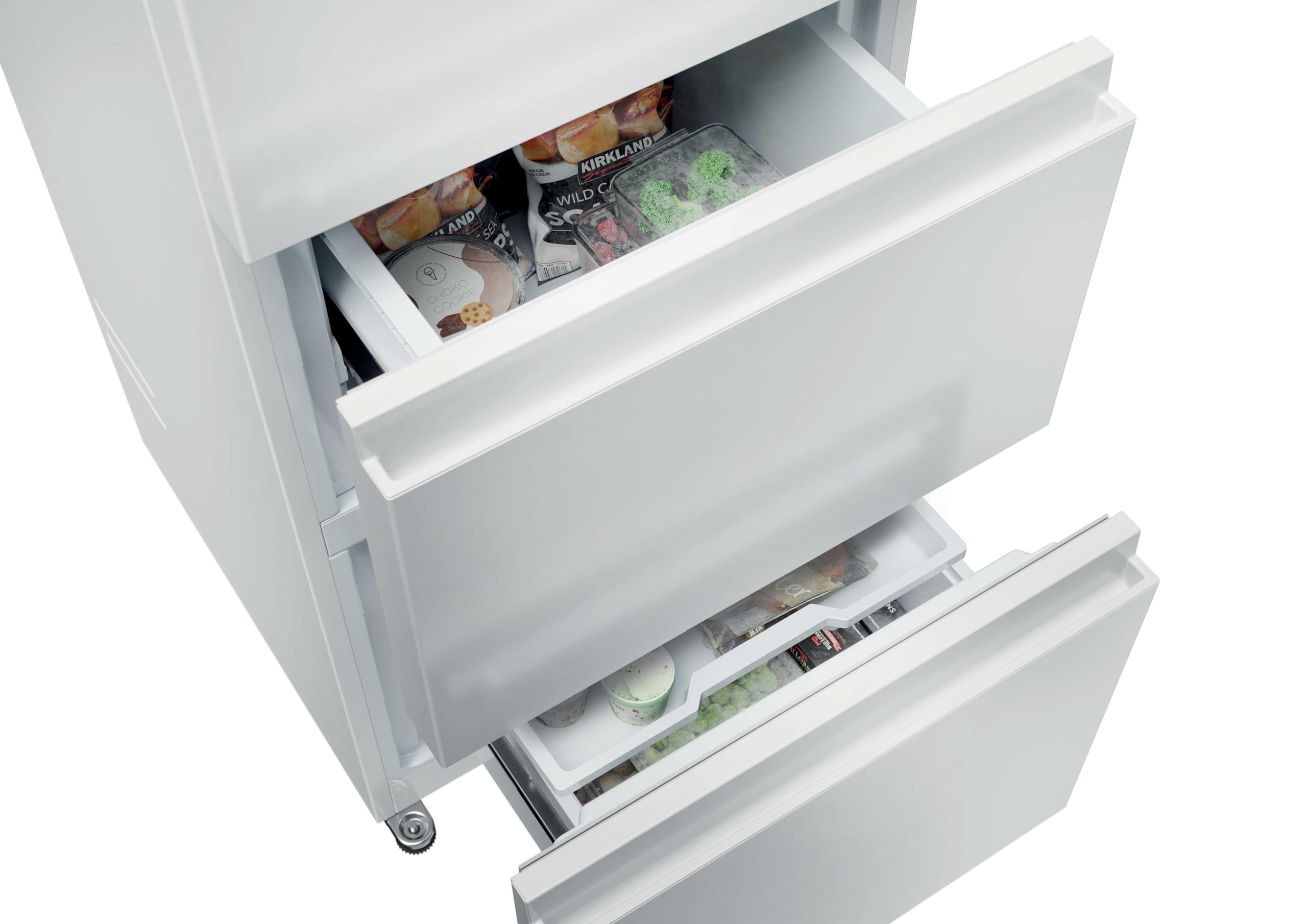 Réfrigérateur combiné inversé HAIER HTR3518ENMW