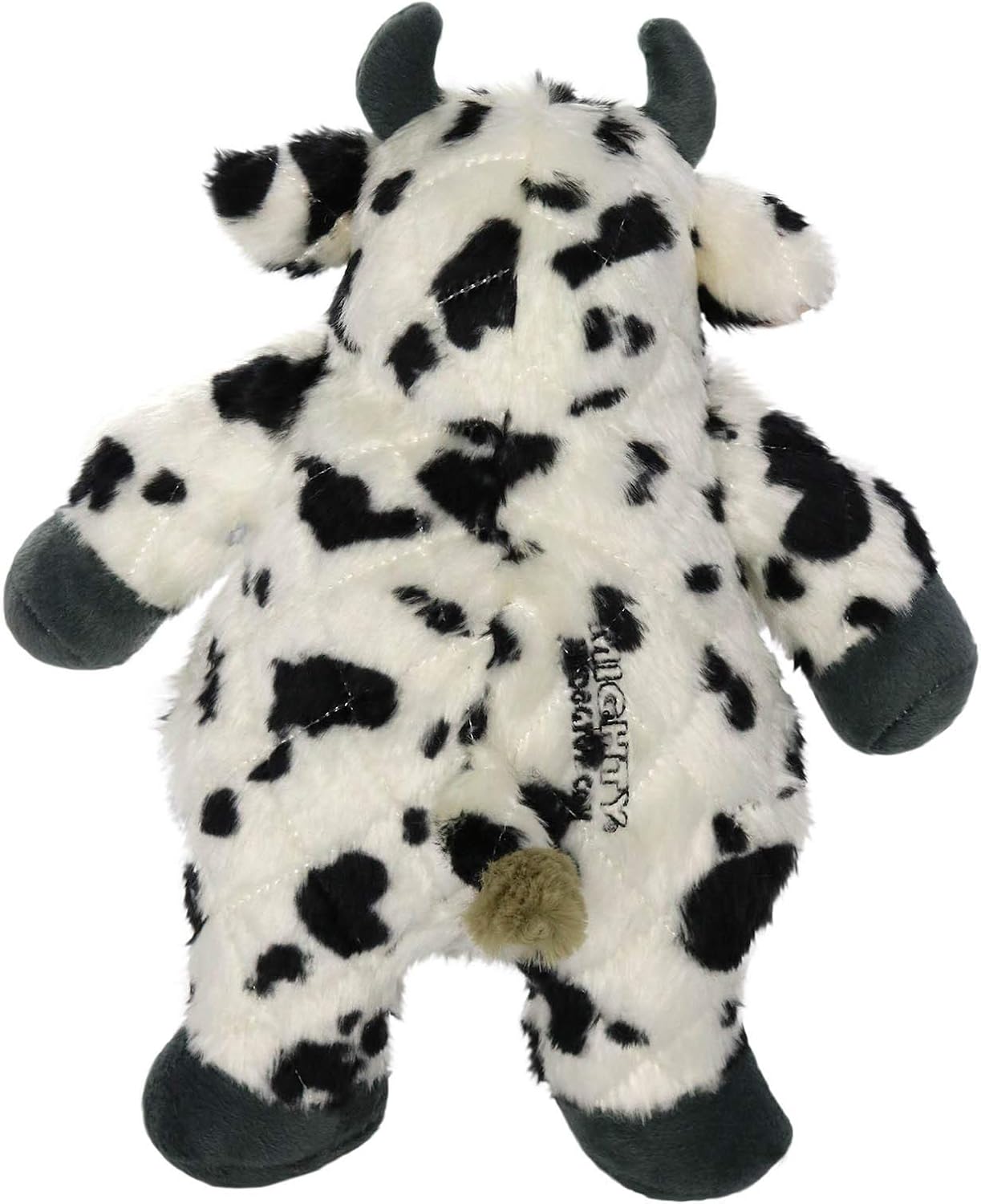 MIGHTY- Angry Animals - Squeaker-Multiple Layers. Made Durable, Strong & Tough. Interactive Play Dog Toy (Tug, Toss & Fetch). Machine Washable & It Floats. (Cow, Large 2 Pack)