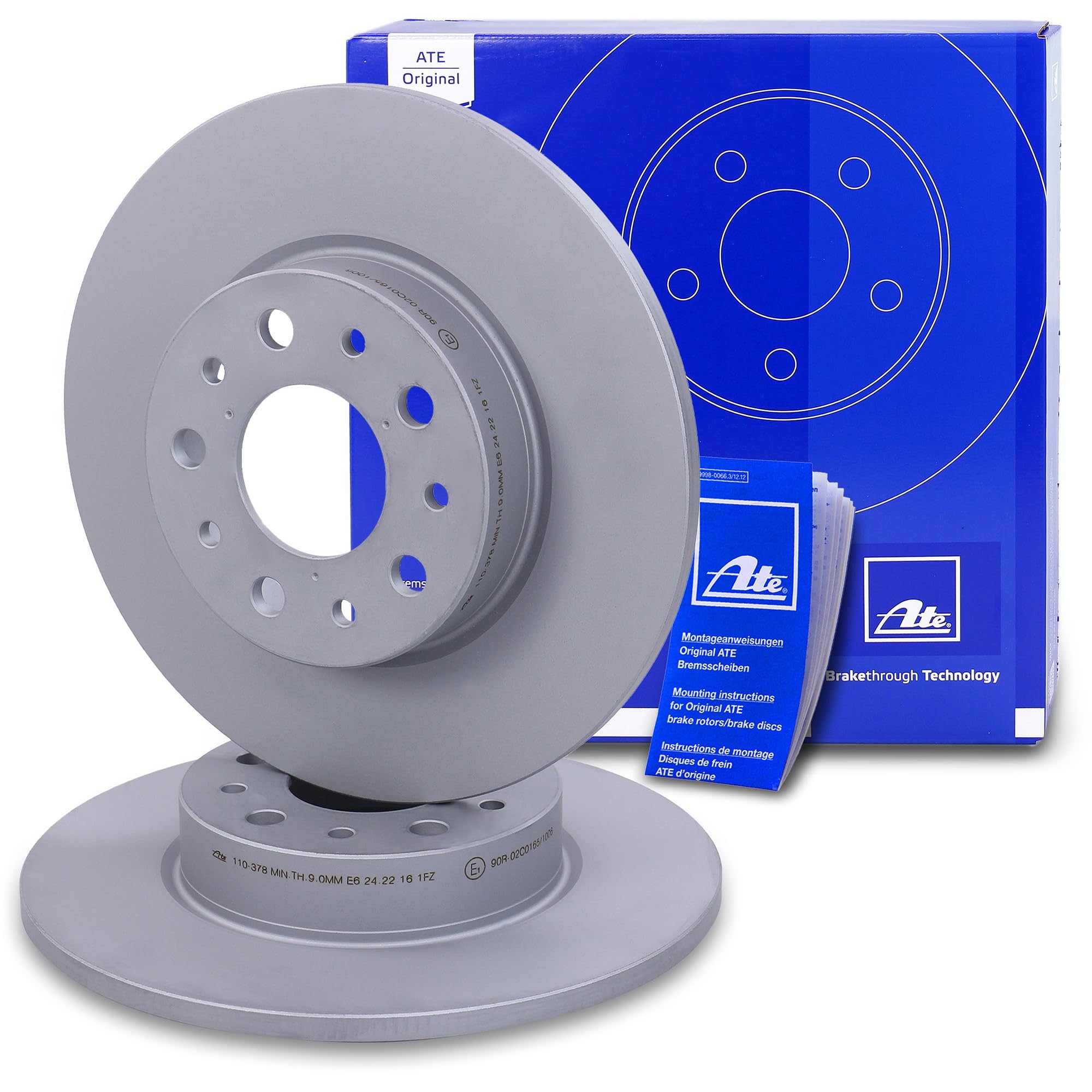 ATE 2x Discofreno 24.0110-0378.1 Compatibile con: FIAT 500L, TIPO Kombi, TIPO Schrägheck, TIPO Stufenheck
