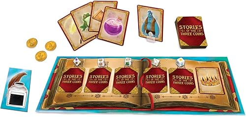 Miniatura 2 de Peaceable Kingdom Stories of The Three Coins - Juego cooperativo de narración de historias - Usa el trabajo en equipo para ganar! - Ideal para