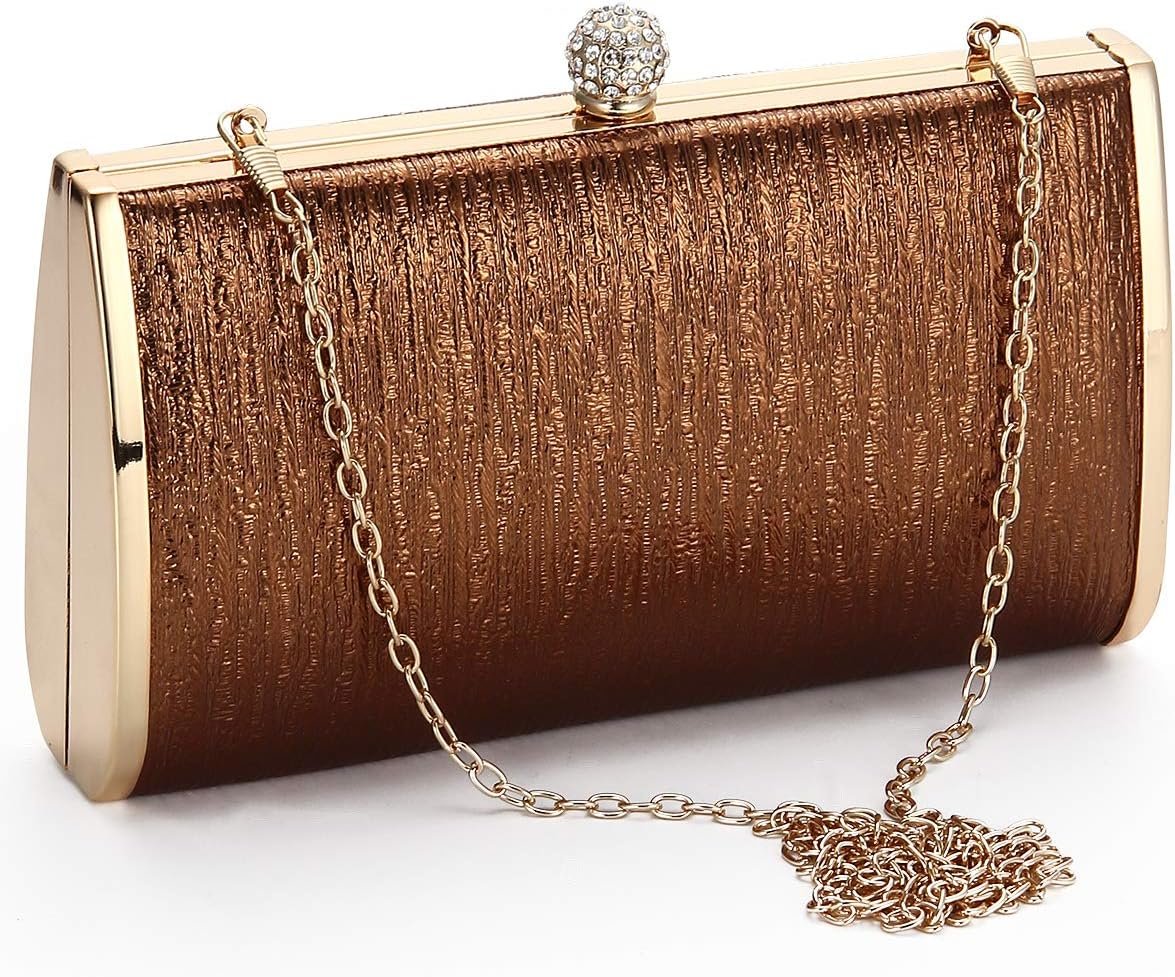 Women Evening Clutch Bags Metal Frame Evening Bag Night Purse Handbag Wedding Prom Party Cocktail Bridal Clutches