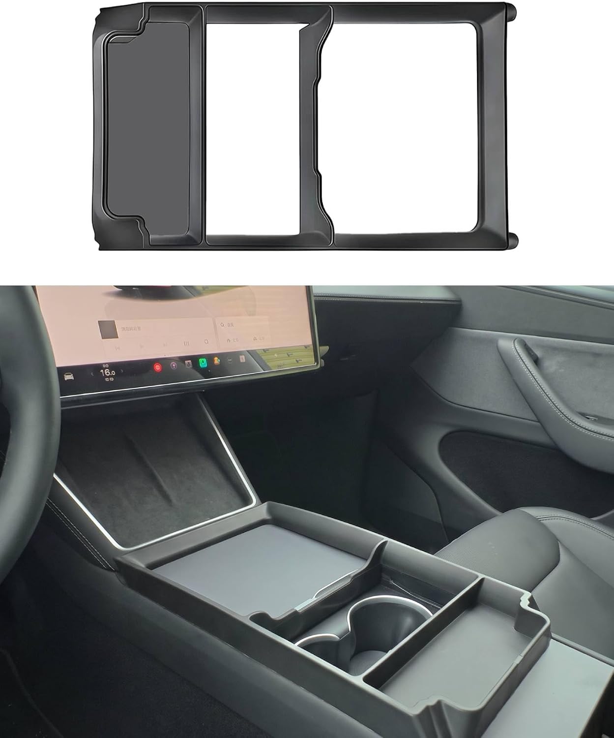 Center Console Organizer Tray for Tesla Model 3 Highland Y Juniper