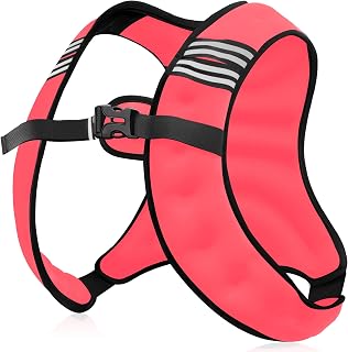 NATURELUX Weighted Vest Men or Women - 5/10/15/20/25/30lbs Weights with Reflective Stripe, Weighted Vest for Workout Equipment for Strength Training Running - Walking Weight Loss