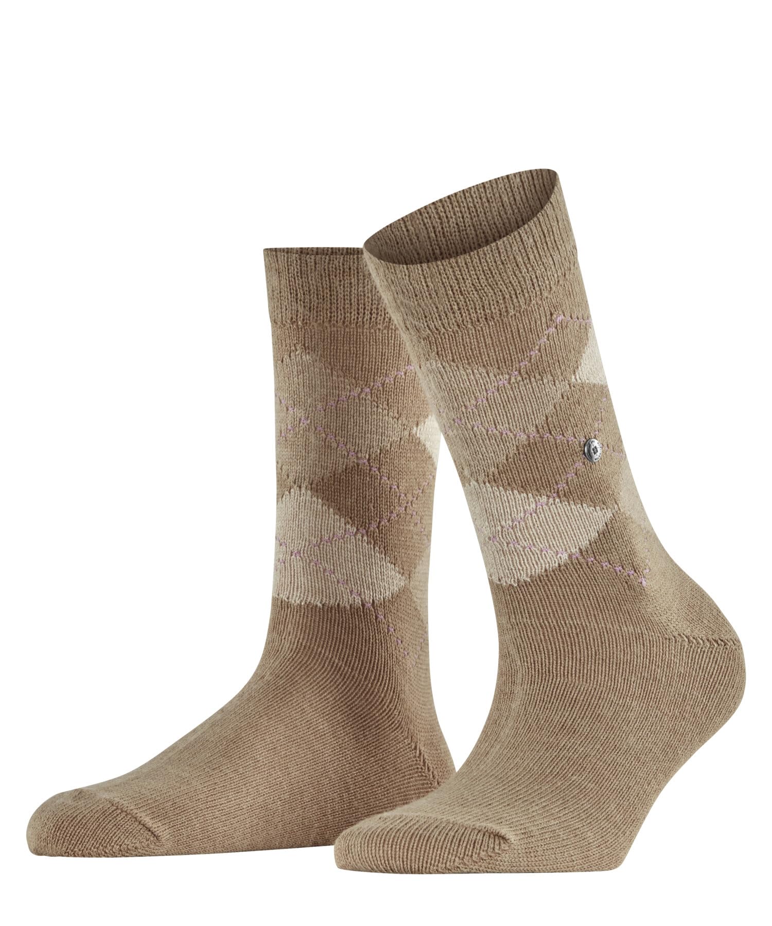 Burlington Women's Whitby W So Warm Soft Patterned 1 Pair Socks, Brown Sun 5039, 3.5-7