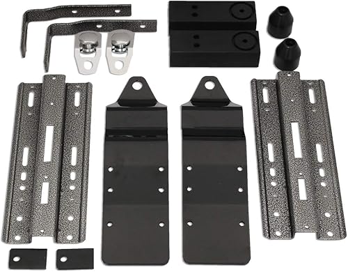 HappiJac Frame-Mount Truck Camper Tie-Down Kit; Fits 2014-2015 Chevy/GMC, Front 