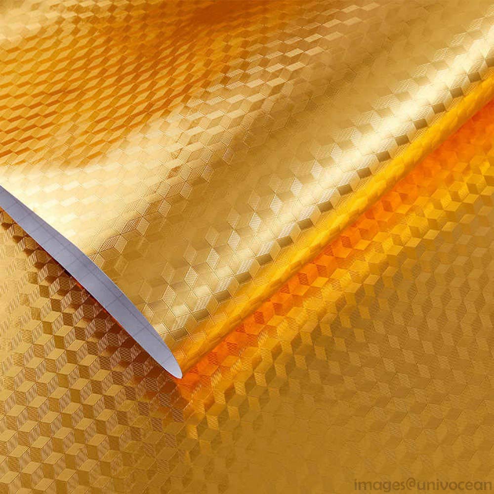 LAVNIK 2 Meter Golden Kitchen Back Splash Stickers, Aluminium Foil Wallpaper Waterproof Oil Proof Temperature Resistant Self Adhesive Liner Kitchen Slab Paper for Kitchen Wall Cabinet Counter top (B08N558PK1) Amazon Price History, Amazon Price Tracker