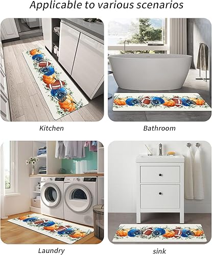 Miniatura 6 de Tapete de baño para bañera, antideslizante, de secado rápido y absorbente, de tierra de diatomeas, fregadero, dormitorio, cocina, lavable, otoño,