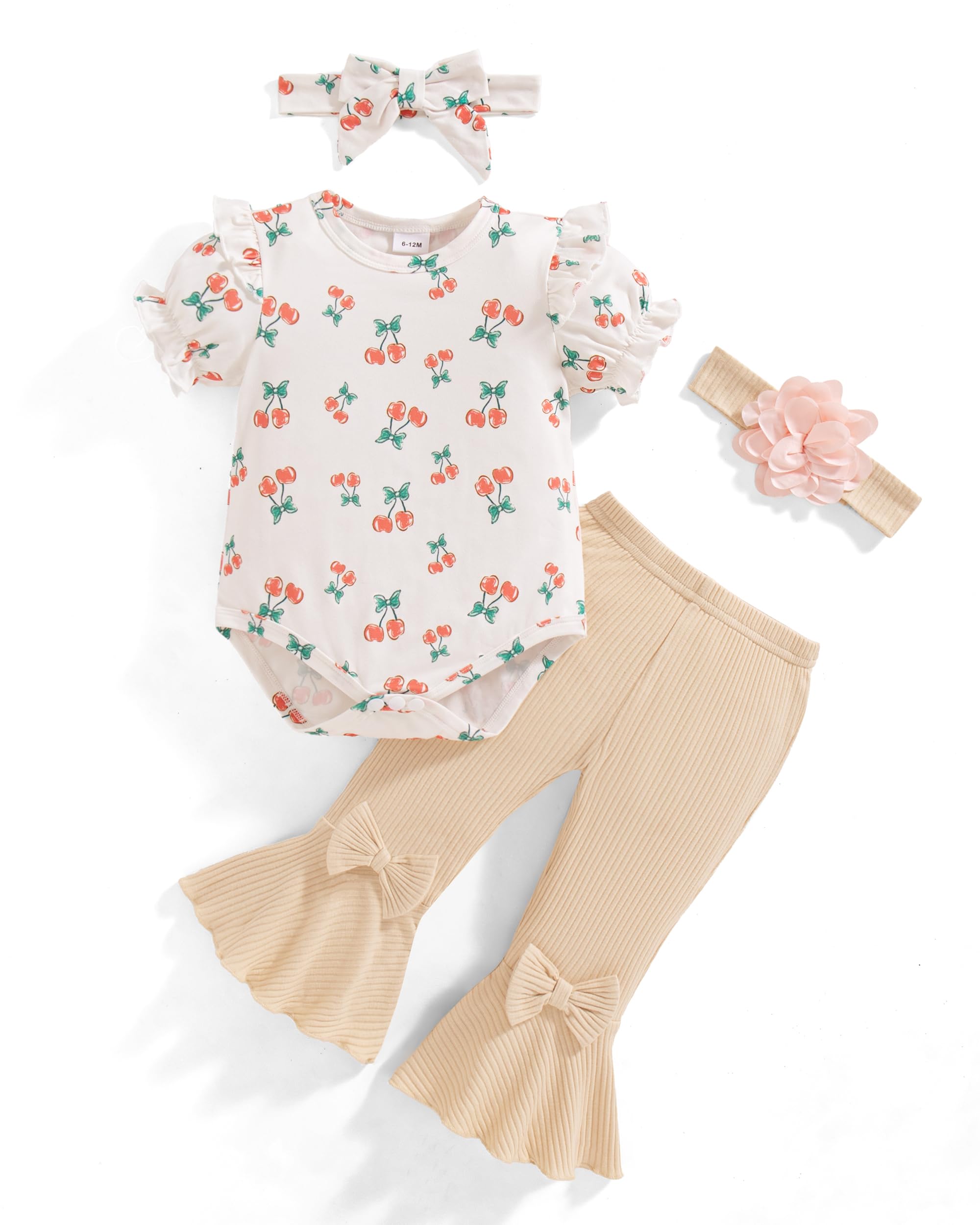 Vibebox Preemie Baby Girl Clothes Spring Summer Short Preemie