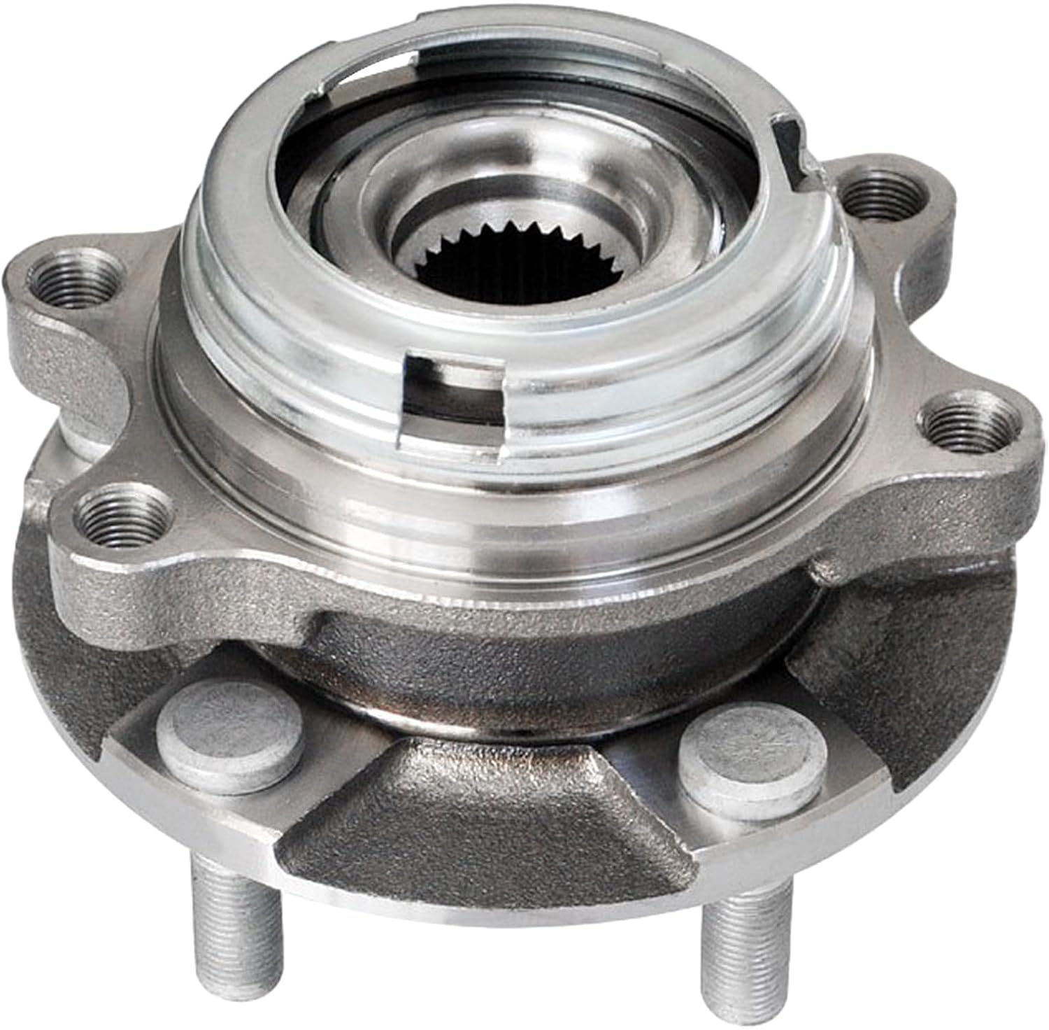 HA590125 2 Pack Front Wheel Hub and Bearing Assembly for Inifiti EX35 EX37 FX35 FX37 FX45 FX50 G25 G35 G37 M35 M37 M45 M56 Q40 Q50 Q70 QX50 QX70 Pair 5 Lugs AWD Only