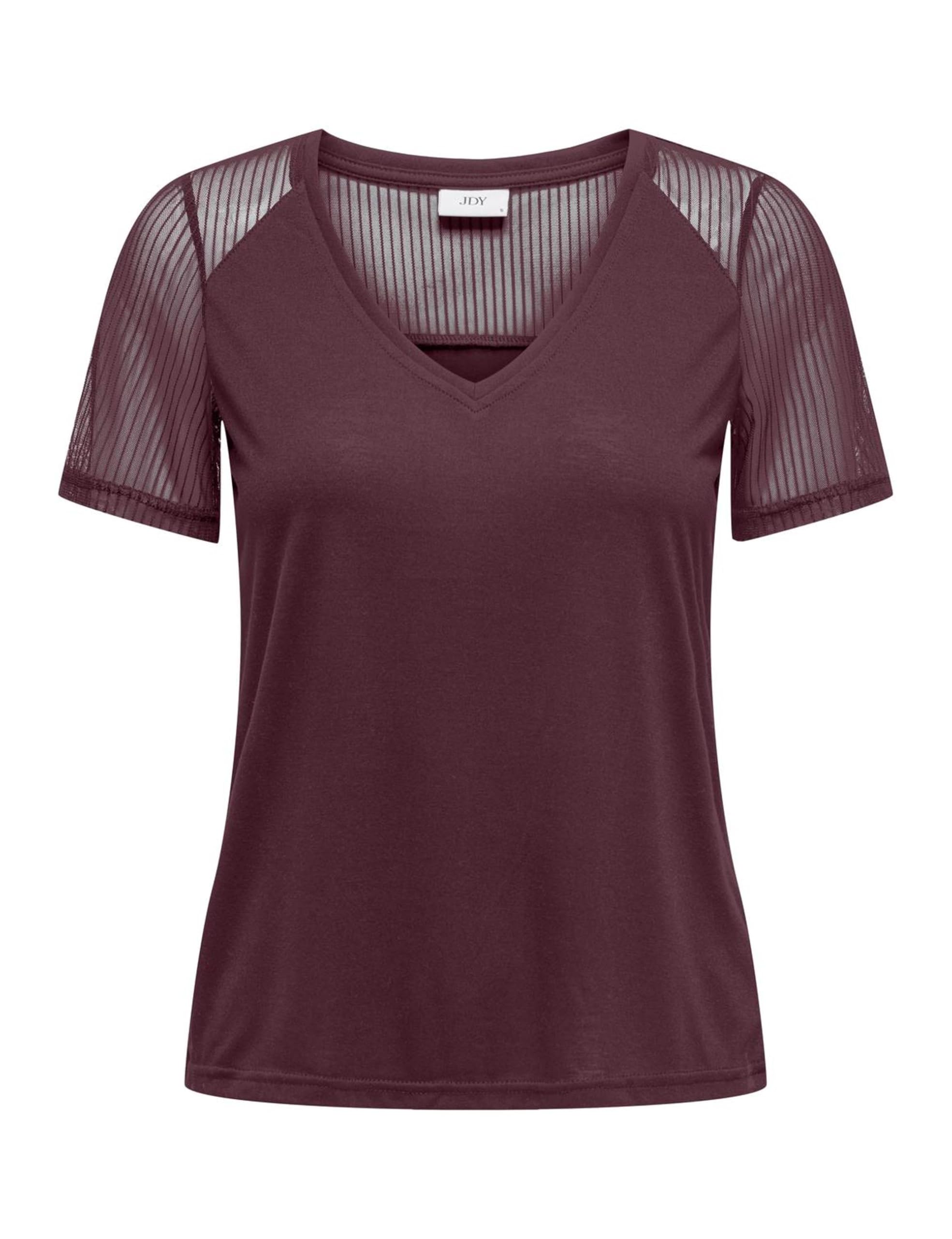 JDY Damen Jdystinne S/S Stripe Mesh Top JRS Jdystinne S/S Stripe Mesh Top JRS (1er Pack)