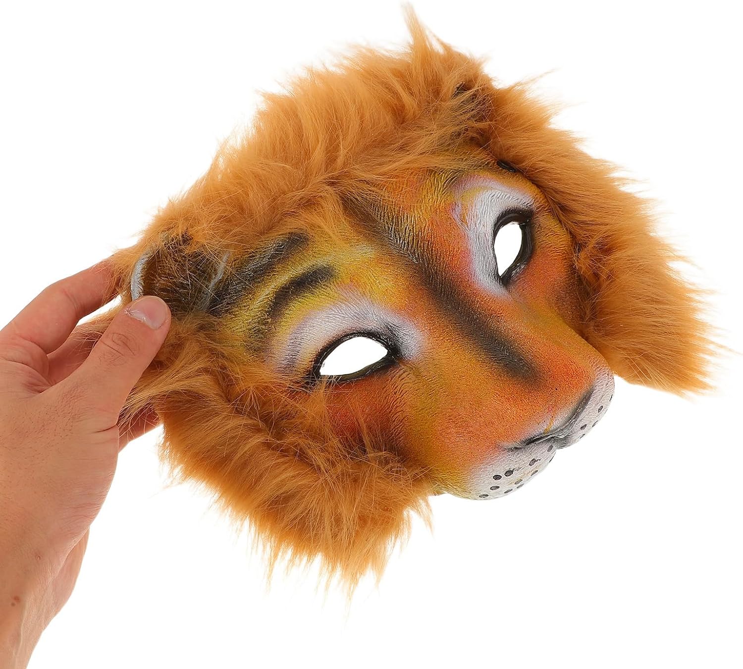 Toddmomy Lion Full Head Mask PU Foam Animal Costume for Halloween
