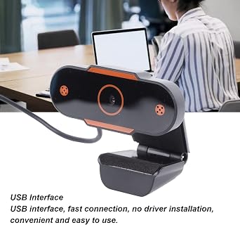 1080P Webcam, Full HD Computer Webcam, Plug and Play, USB Webcam for Live Streaming Video Recording Conference