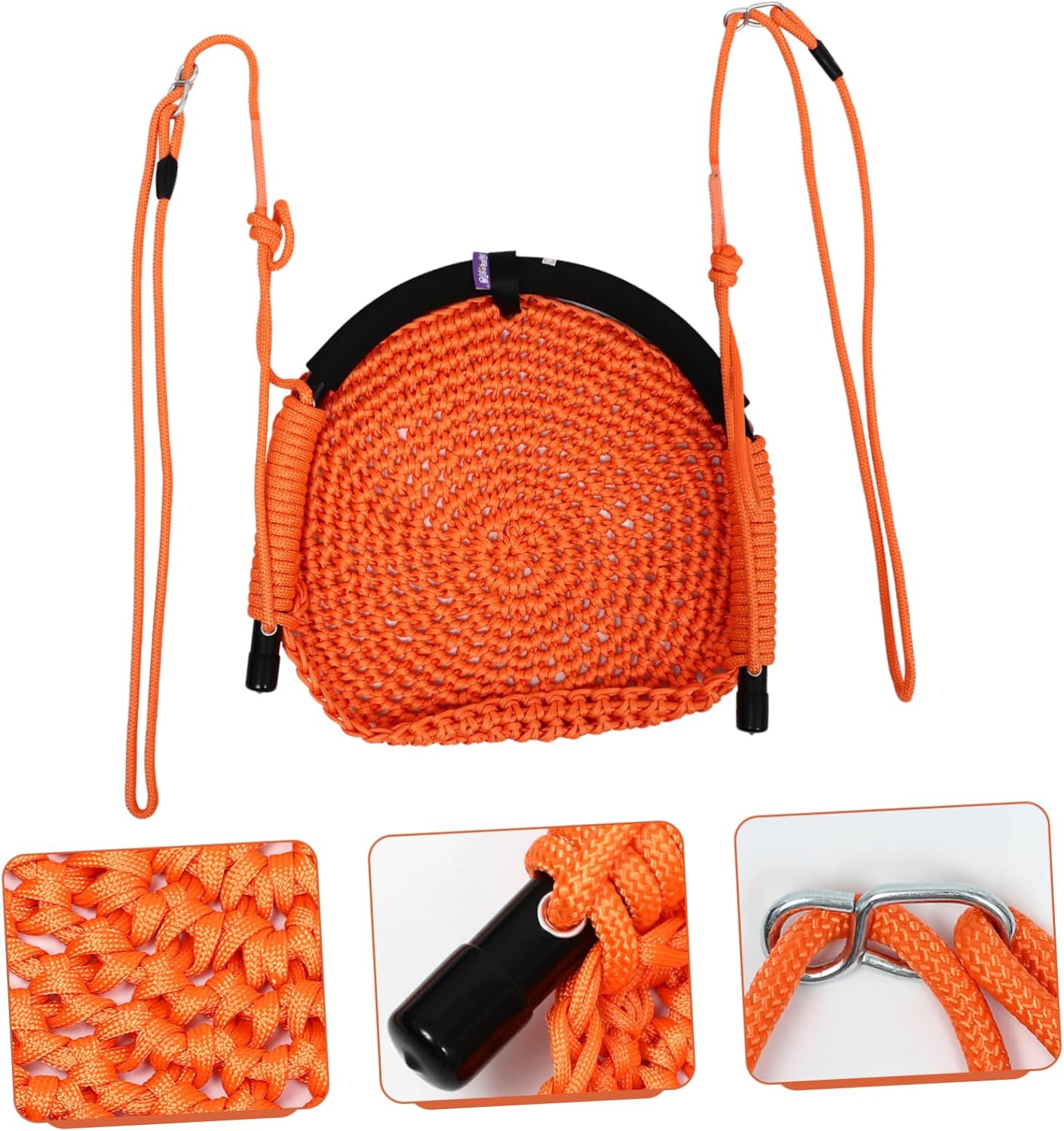 POPETPOP 3-in-1 Adjustable Kids Hammock Chair Rope Swing for Outdoor and Indoor Hanging Swing Seat for Children