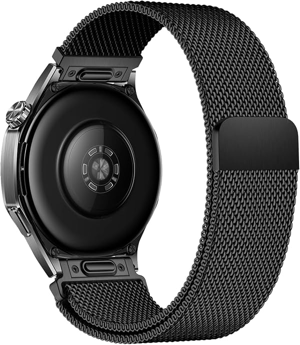 Correa de reemplazo compatible con Huawei Watch GT 6 Pro/6/GT5 Pro/5/4/3 46mm, correa magnética de malla de acero inoxidable, ajustable