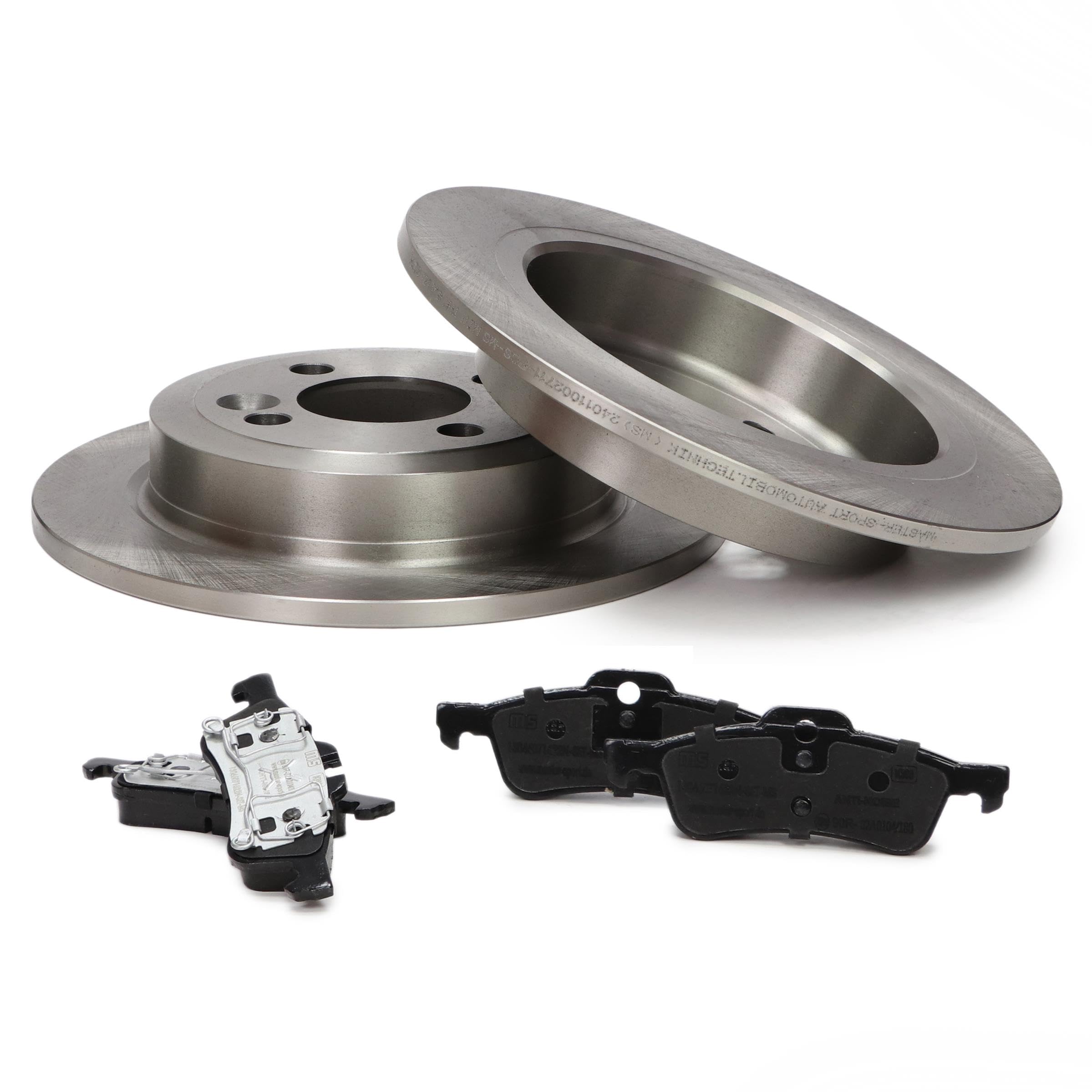 Bremsenset Hinten Ø259mm - Bremsscheiben und Beläge Kompatibel mit MINI Schrägheck R50, R53 Cabrio R52