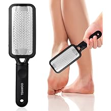 TEAWOO Foot File Callus Remover, Large Stainless Steel Foot Rasp, Heavy Duty Foot Scraper for Dead Skin and Hard Heels, Waterproof Pedicure Tools for At Home Foot Care