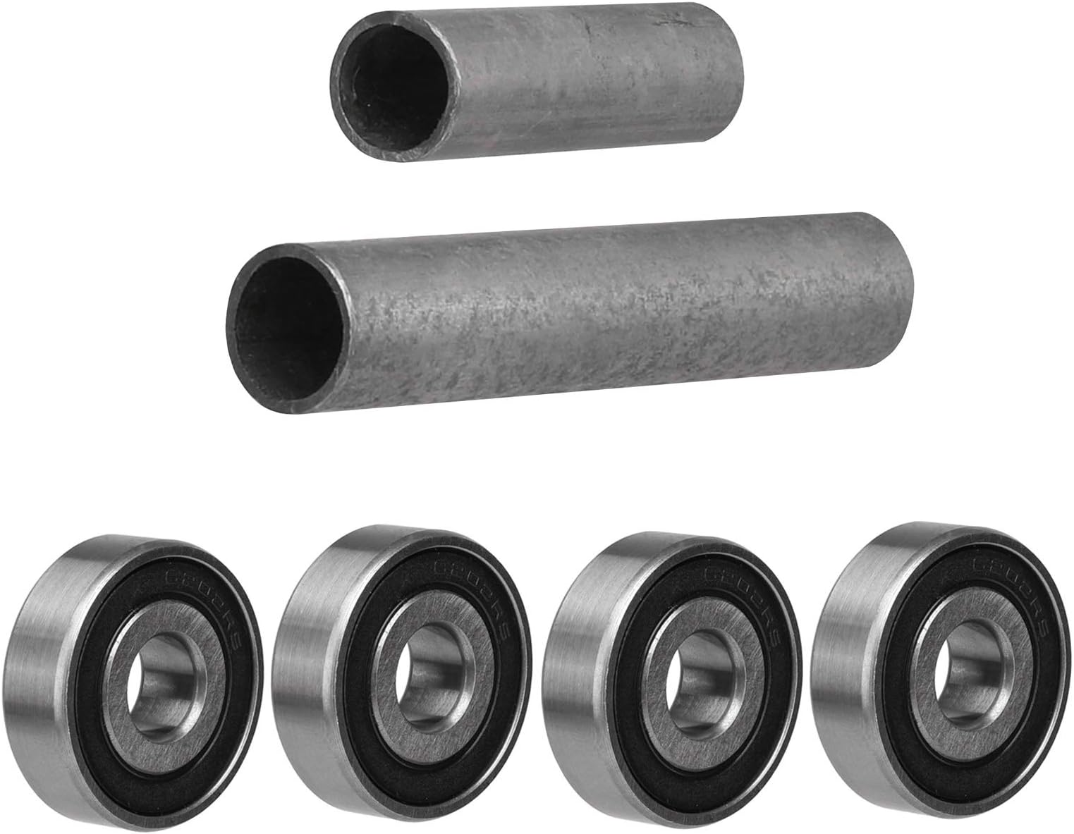 6202 RS Ball Bearings & Front Rear Spacers Bushes Sleeves for 15mm to 12mm Dirt Pit Bike Wheel Axle