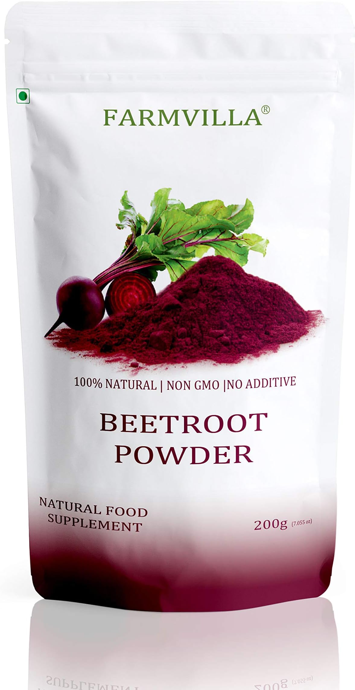 Farmvilla 100% Natural Beetroot Powder - 200 Gm