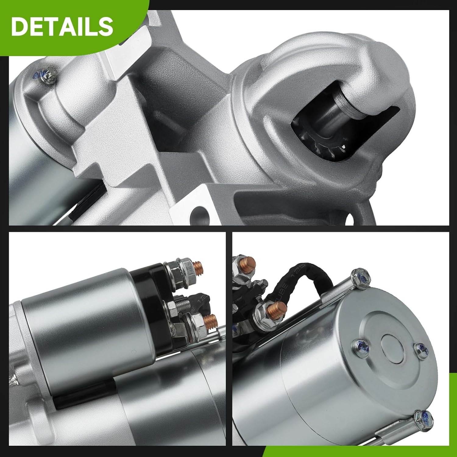 Marine New Starter Compatible with 90-98 Mercruiser Model 3.0 3.0LX, 84-86 OMC 2.5L 3.0L 3.8L 4.3L 5.0L 5.7L, 73-99 Volva Penta AQ BB 3.0 GS GL 3850526 3854750 3855882 3856003 988217 SDR0272 41012163