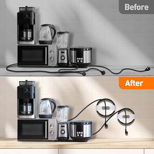 Miniatura 3 de Organizador de cables para electrodomésticos de cocina, gancho para mezclador Kitchenaid, accesorios para el hogar para un fácil almacenamiento y