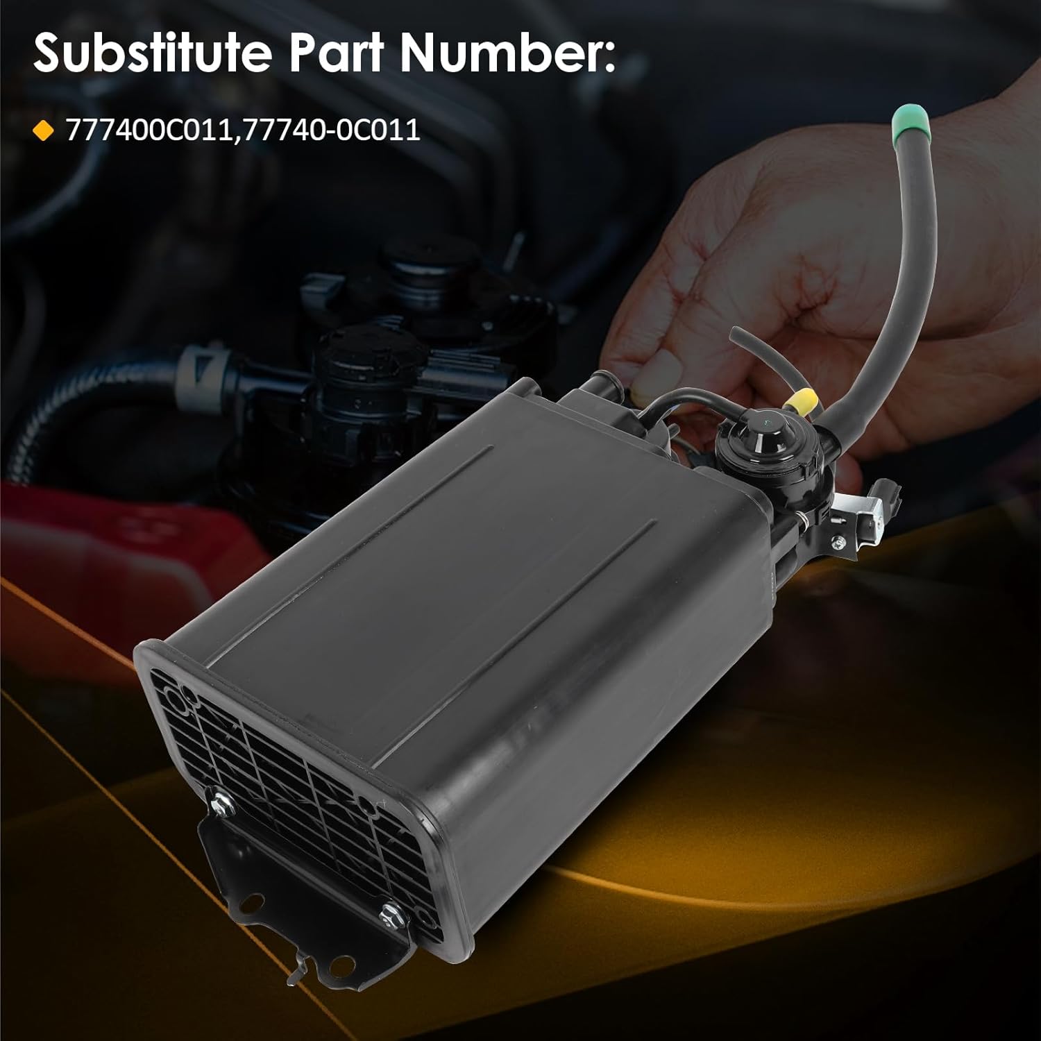 Vapor Canister Replace OE 777400C011,77740-0C011 Compatible With 2001-2004 for Toyota Sequoia - evap canister