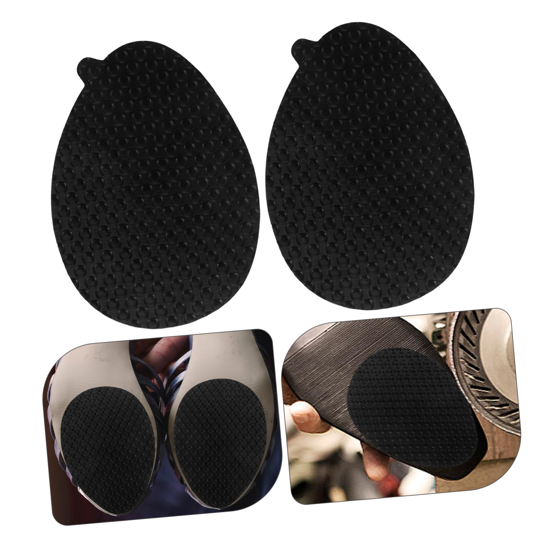 MAGICLULU 50 Paar Anti Rutsch Sohlenaufkleber Schuh Anti Rutsch Pads High Heel Schutz Schuhpolster Schuheinlage High Heel Schuhe Sohlenpolster Geräuschreduzierung Sohlenkissen