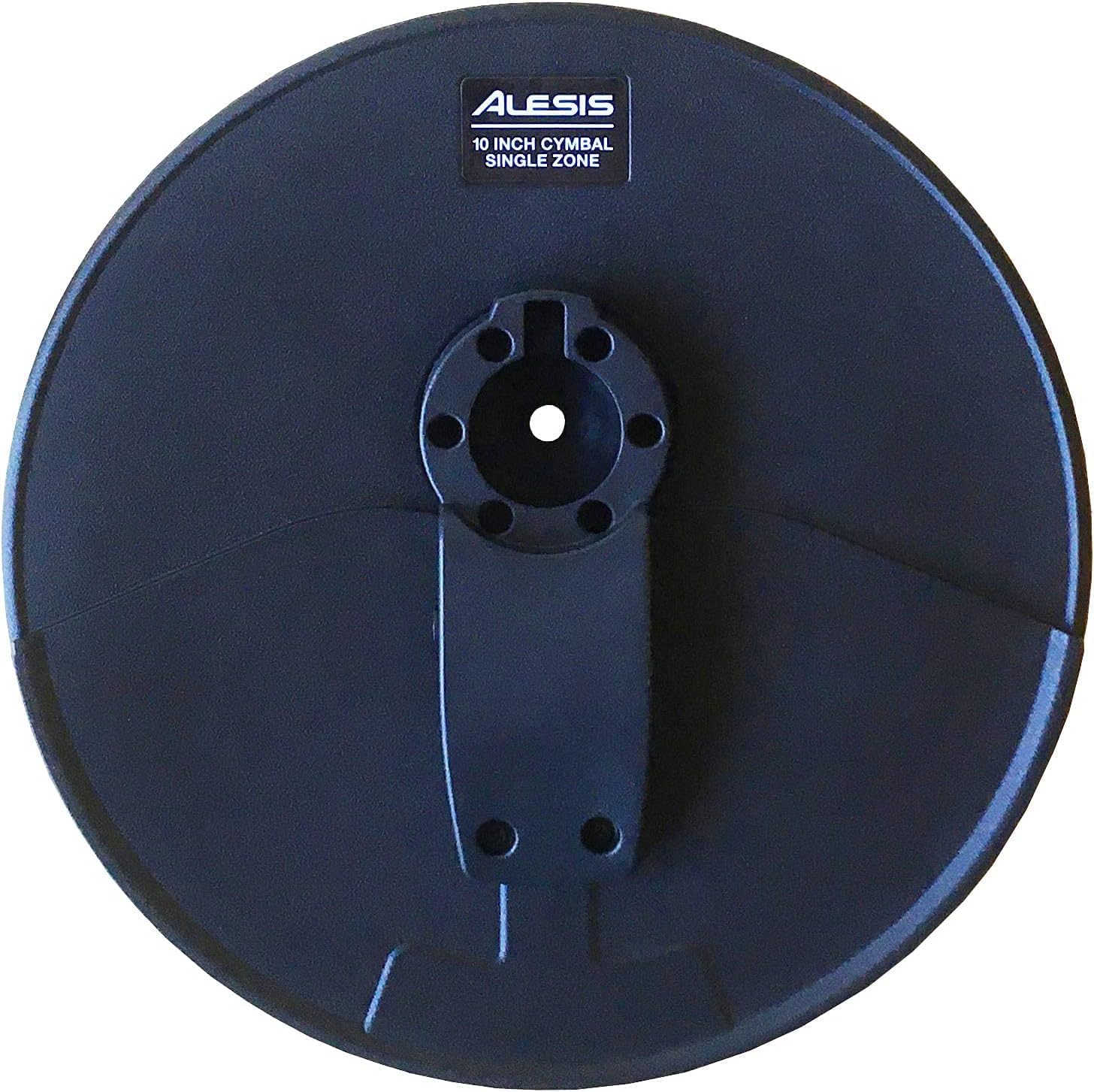 Alesis PRO 10 inch Single Zone Cymbal with 13 Inch Cymbal Arm/Clamp and Silverline Audio 10ft Connection Cable Bundle