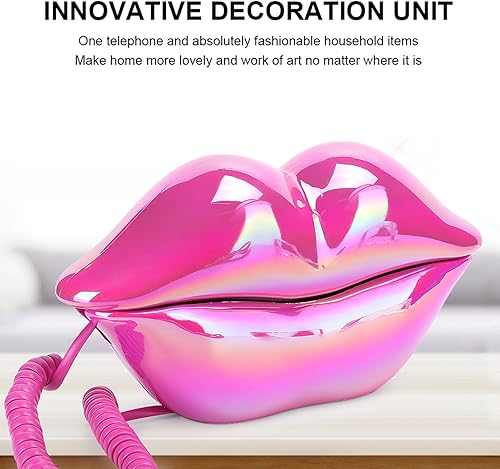 Miniatura 3 de Teléfono labial, decoración de habitación, teléfono abatible para tiendas de oficina en casa y decoración artística