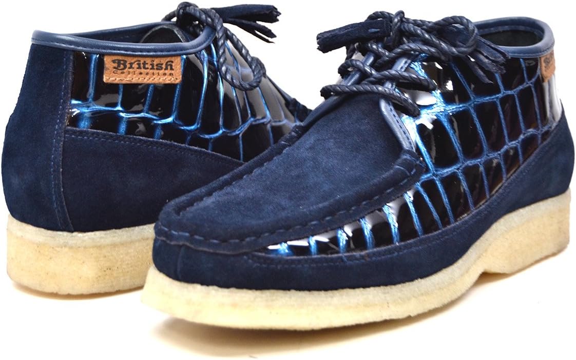 British Collection - Knicks Croc and Suede Men Slip on Shoes
